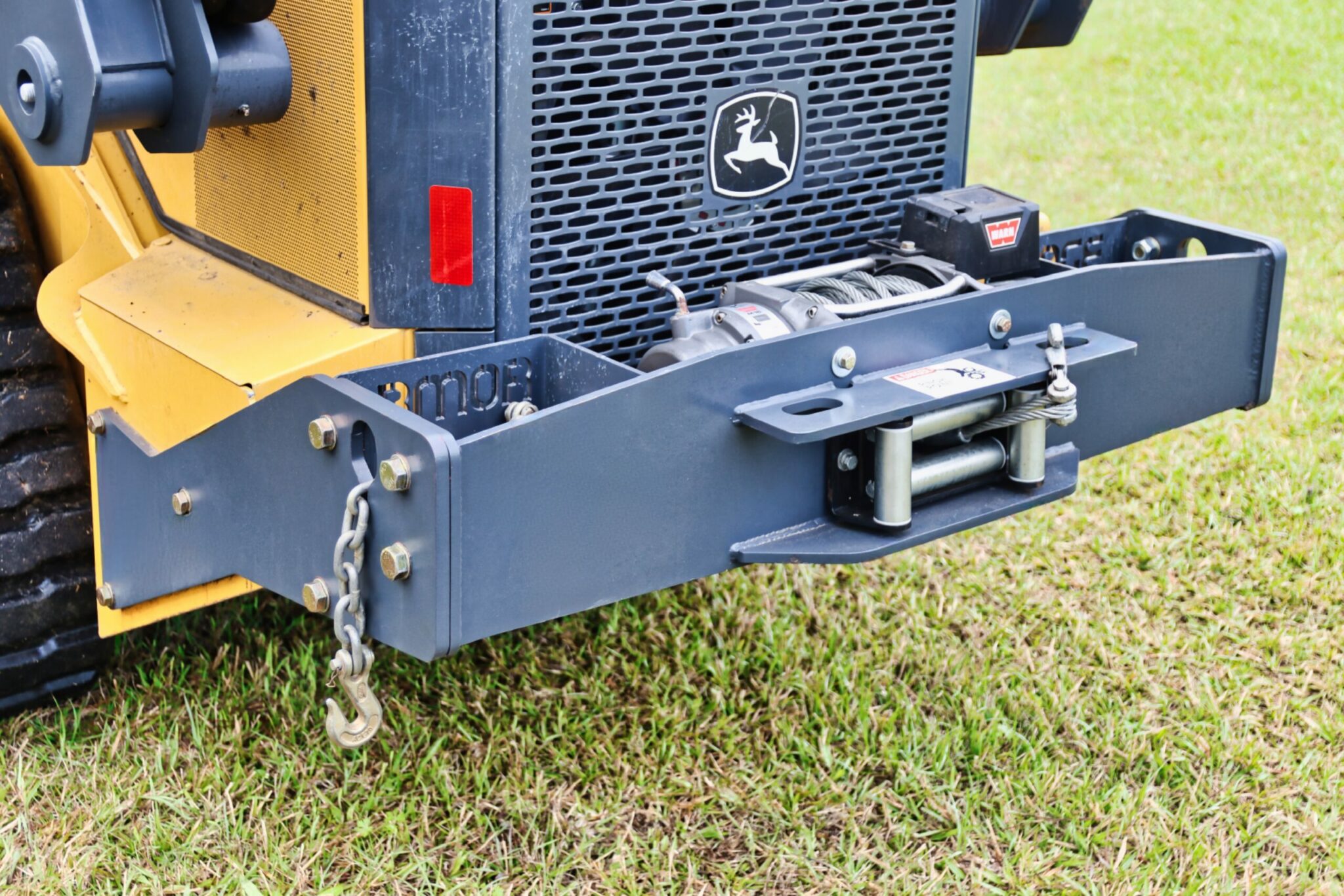 Skid Steer Winch Mount Bumper - Armor Cage