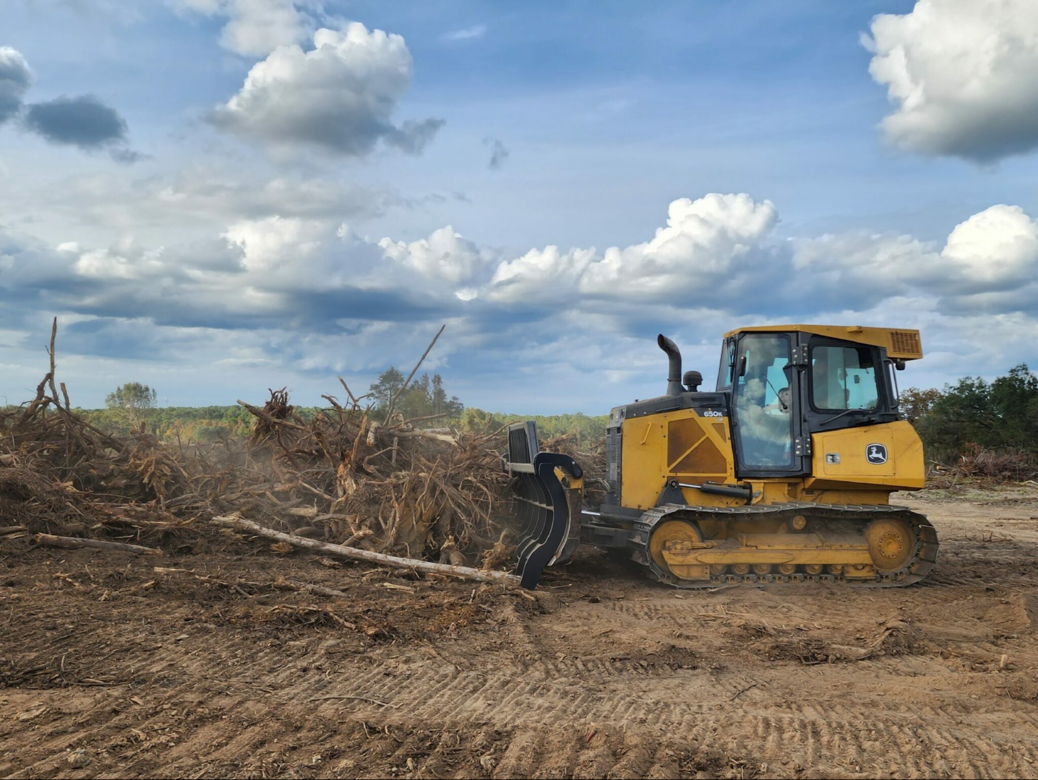 Bulldozer Root Rake - Armor Cage